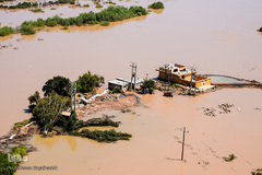 تصاویر هوایی مناطق سیل زده خوستان