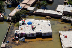 تصاویر هوایی مناطق سیل زده خوستان