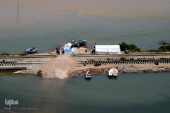 تصاویر هوایی مناطق سیل زده خوستان