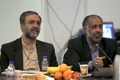 محمد انجام شعاع و سید علی سرابی در  چهل‌و‌پنجمین جلسه ستاد عالی هماهنگی مسابقات قرآنی کشور