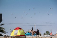 هوفل علی‌آباد گرفتار در سیل