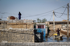 هوفل علی‌آباد گرفتار در سیل