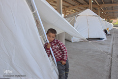 اسکان سیل‌زدگان روستای دریسیه