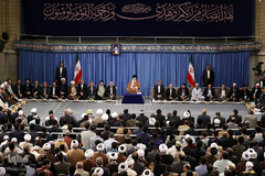 دیدار مسئولین و شرکت کنندگان سی‌وششمین دوره مسابقات بین‌المللی قرآن با رهبر انقلاب