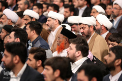 دیدار مسئولین و شرکت کنندگان سی‌وششمین دوره مسابقات بین‌المللی قرآن با رهبر انقلاب