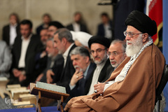 دیدار مسئولین و شرکت کنندگان سی‌وششمین دوره مسابقات بین‌المللی قرآن با رهبر انقلاب