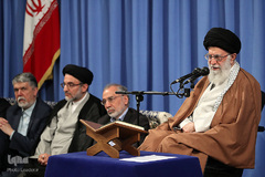 دیدار مسئولین و شرکت کنندگان سی‌وششمین دوره مسابقات بین‌المللی قرآن با رهبر انقلاب