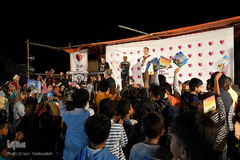 جشن نیمه شعبان در منطقه سیل‌زده پلدختر