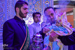 حرم حضرت معصومه(س) در شب نیمه شعبان‎