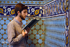 حرم حضرت معصومه(س) در شب نیمه شعبان‎