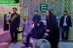 حرم حضرت معصومه(س) در شب نیمه شعبان‎