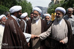 راهپیمایی نمازگزاران تهرانی در حمایت از بیانیه شورای عالی امنیت ملی