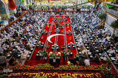 جزء خوانی قرآن حرم حضرت ابوالفضل العباس(ع)