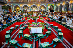 جزء خوانی قرآن حرم حضرت ابوالفضل العباس(ع)