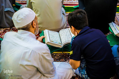 جزء خوانی قرآن حرم حضرت ابوالفضل العباس(ع)