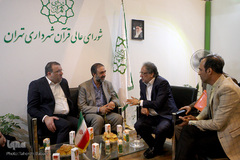غرفه شورای عالی قرآن شهرداری تهرا در دهمین روز بیست و هفتمین نمایشگاه بین‌المللی قرآن کریم