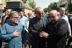 مراسم تشییع پیکر مرحوم محسن مظاهری، پیشکسوت قرآنی