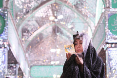 نماز عیدسعید فطر درجوار حرم حضرت امامزاده حسن(ع)