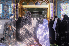 نماز عیدسعید فطر درجوار حرم حضرت امامزاده حسن(ع)