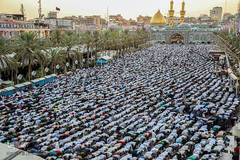 نماز عید سعید فطر در کربلای معلی