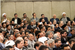 دیدار رئیس و مسئولان قوه قضائیه با رهبرانقلاب