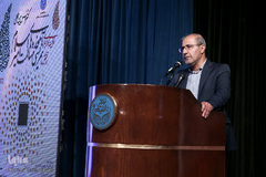 احمد باقری، رییس دانشکده الهیات دانشگاه تهران در کنفرانس بین‌المللی «ظرفیت‌های راهبردی آموزه‌های اسلام در تحقق همزیستی مسالمت‌آمیز»