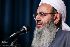 مولوی عبدالحمید اسماعیل زهی، امام جمعه اهل سنت زاهدان در کنفرانس بین‌المللی «ظرفیت‌های راهبردی آموزه‌های اسلام در تحقق همزیستی مسالمت‌آمیز»