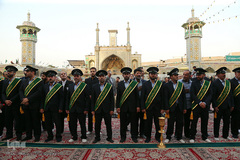 آئین تعویض پرچم حرم حضرت معصومه(س)