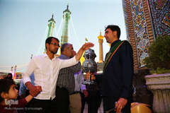 آئین تعویض پرچم حرم حضرت معصومه(س)