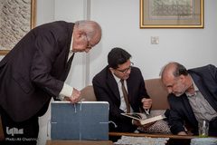 دیدار با استاد خوشنویسی، احمد میرخانی