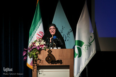 مهناز ملانظری، رئیس دانشگاه الزهرا(س) در نشست روسای دانشگاه‌های سراسر کشور