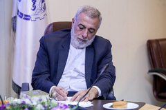 حسین شیخ الاسلام، مشاور امور بین‌الملل مجمع تقریب مذاهب اسلامی در نشست بررسی ابعاد «معامله قرن»