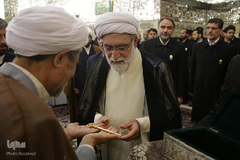 آیین غبارروبی مضجع مطهر رضوی