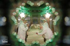 آیین غبارروبی مضجع مطهر رضوی