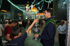 حرم کریمه اهل بیت(ع) در شب عید غدیر