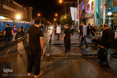 برپایی خیمه ی عزای حسینیه کربلای های تهران