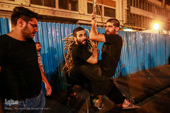 برپایی خیمه ی عزای حسینیه کربلای های تهران