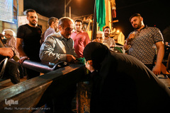 برپایی خیمه ی عزای حسینیه کربلای های تهران