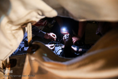 برپایی خیمه ی عزای حسینیه کربلای های تهران