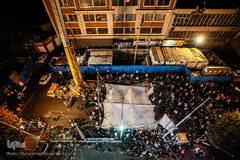 برپایی خیمه ی عزای حسینیه کربلای های تهران