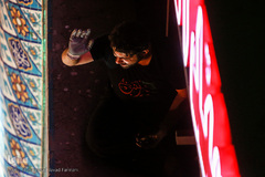 برپایی خیمه ی عزای حسینیه کربلای های تهران