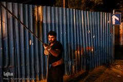 برپایی خیمه ی عزای حسینیه کربلای های تهران