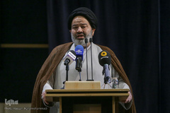 تودیع حجت‌الاسلام محمدحسن اختری، دبیر کل سابق و معارفه رضا رمضانی، دبیرکل جدید مجمع جهانی اهل بیت