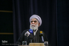 تودیع حجت‌الاسلام محمدحسن اختری، دبیر کل سابق و معارفه رضا رمضانی، دبیرکل جدید مجمع جهانی اهل بیت