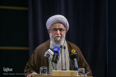 تودیع حجت‌الاسلام محمدحسن اختری، دبیر کل سابق و معارفه رضا رمضانی، دبیرکل جدید مجمع جهانی اهل بیت