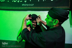 آیین سنتی طشت گذاری اردبیلی ها مسجد حاج مجید