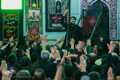 آیین سنتی طشت گذاری اردبیلی ها مسجد حاج مجید