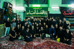 آیین سنتی طشت گذاری اردبیلی ها مسجد حاج مجید