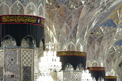 حرم رضوی سیاه‌پوش شد