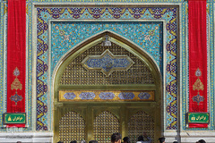 حرم رضوی سیاه‌پوش شد